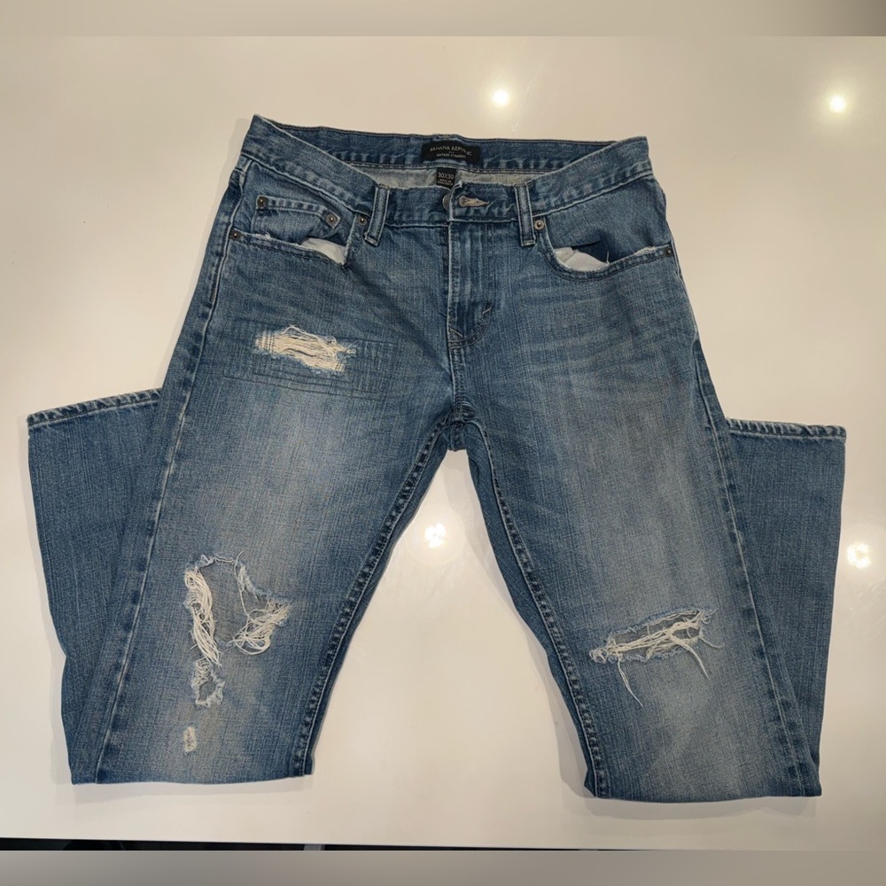Banana Republic Men's Relaxed Blue Jeans